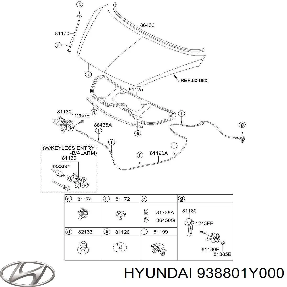  Hyundai/Kia 938801Y000 ціна, від 35.35 USD