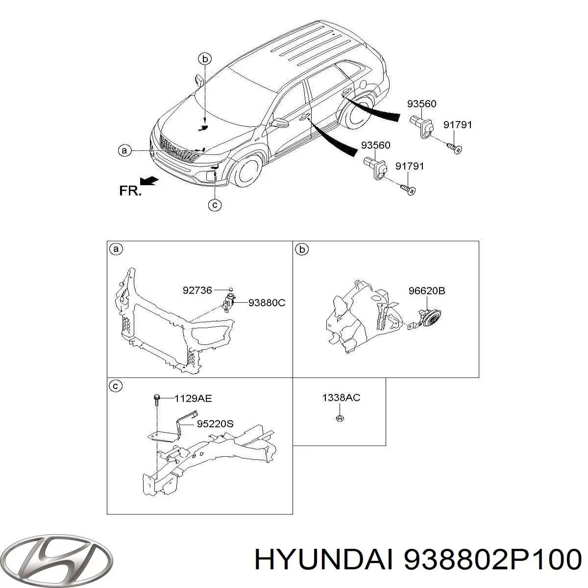 938802P100 Hyundai/Kia 