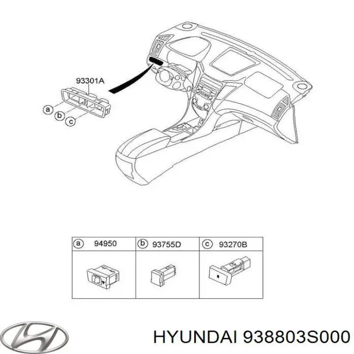 Датчик відкривання капота Hyundai/Kia 938803S000 ціна, від 10.15 USD