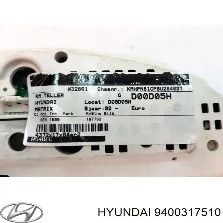 Спідометр Hyundai/Kia 9400317510 ціна, від 55.75 USD