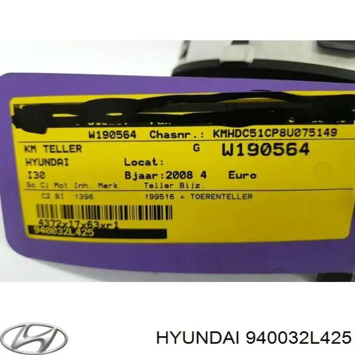 Спідометр Hyundai/Kia 940032L425 ціна, від 39.85 USD