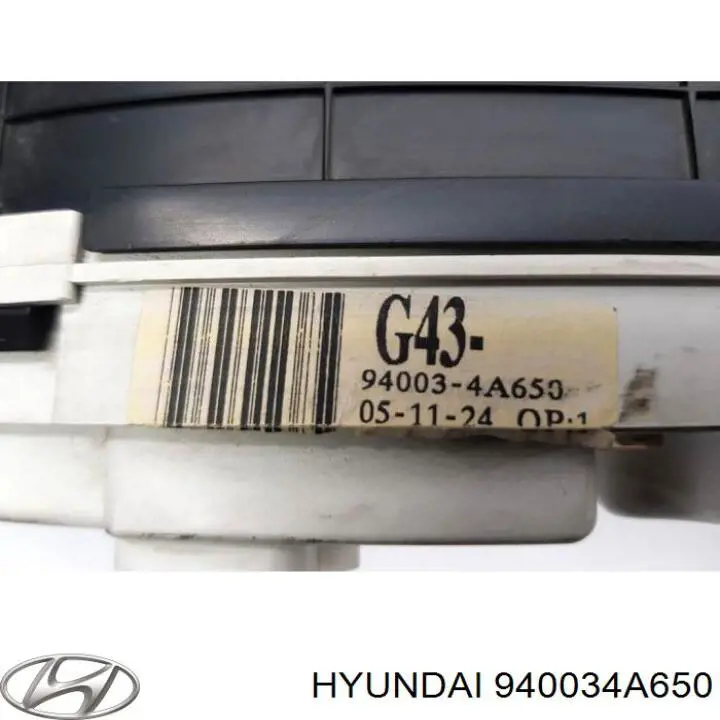 Приладова дошка-щиток приладів 940034A650 Hyundai/Kia