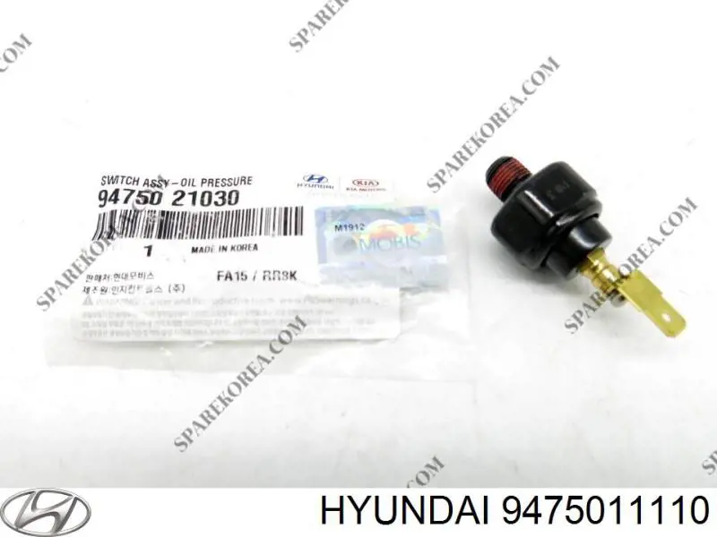 9475011110 Hyundai/Kia датчик тиску масла