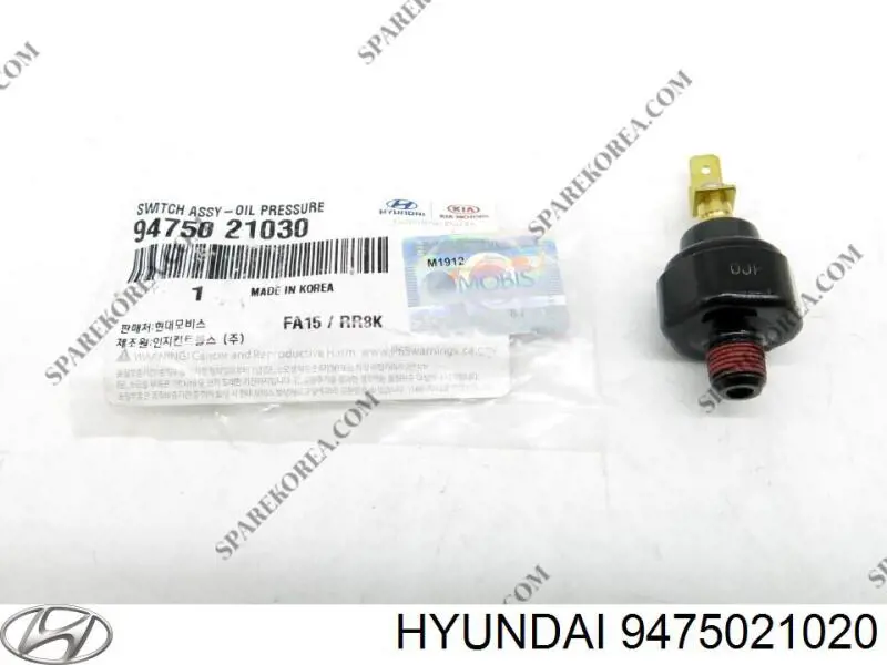 Купити 9475021020 Hyundai/Kia Датчик тиску масла
