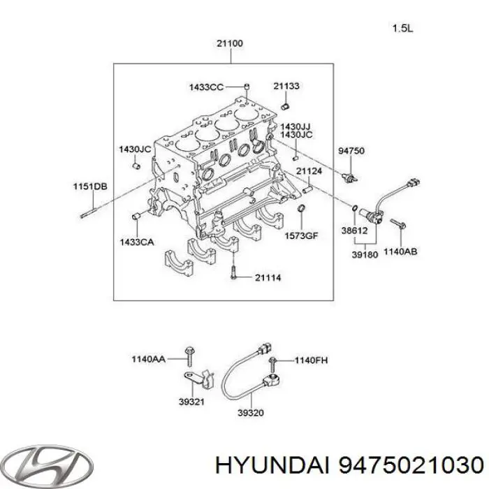 Купити 9475021030 Hyundai/Kia Датчик тиску масла