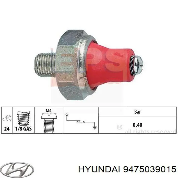 Купити 9476039700 Hyundai/Kia Датчик тиску масла