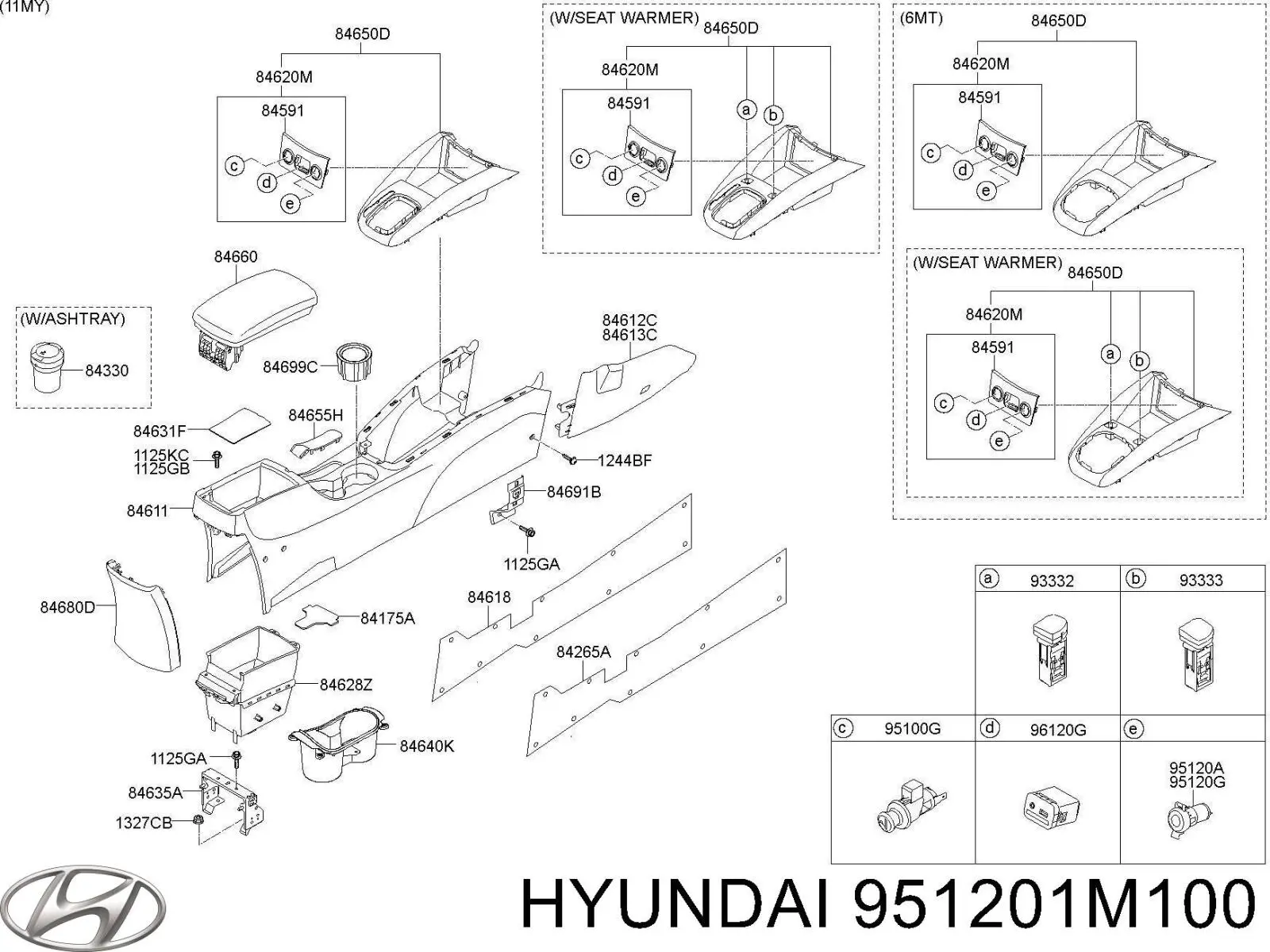 951201M100 Hyundai/Kia 
