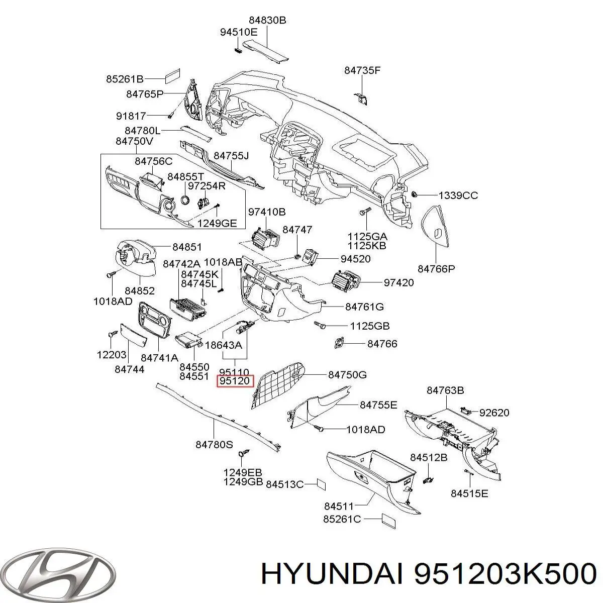 951203K500 Hyundai/Kia 
