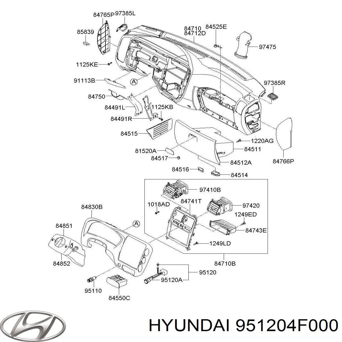 Купити 951204F000 Hyundai/Kia 