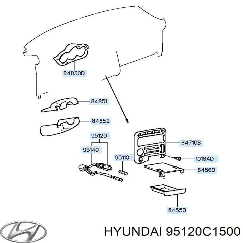 95120C1500 Hyundai/Kia 