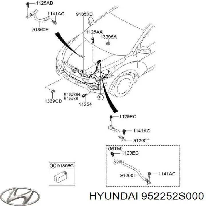  Hyundai/Kia 952252S000 ціна, від 6.28 USD