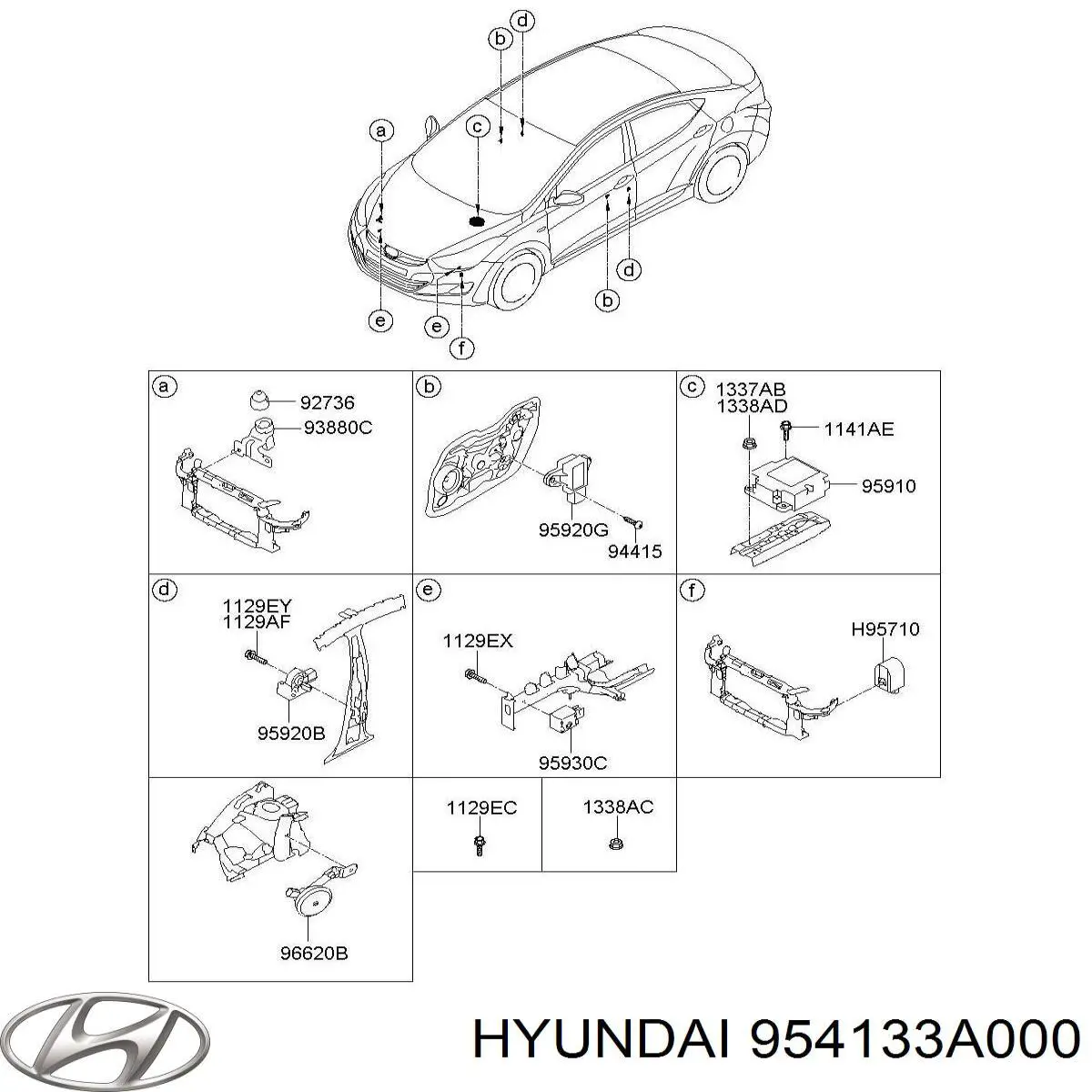  954133A000 Hyundai/Kia