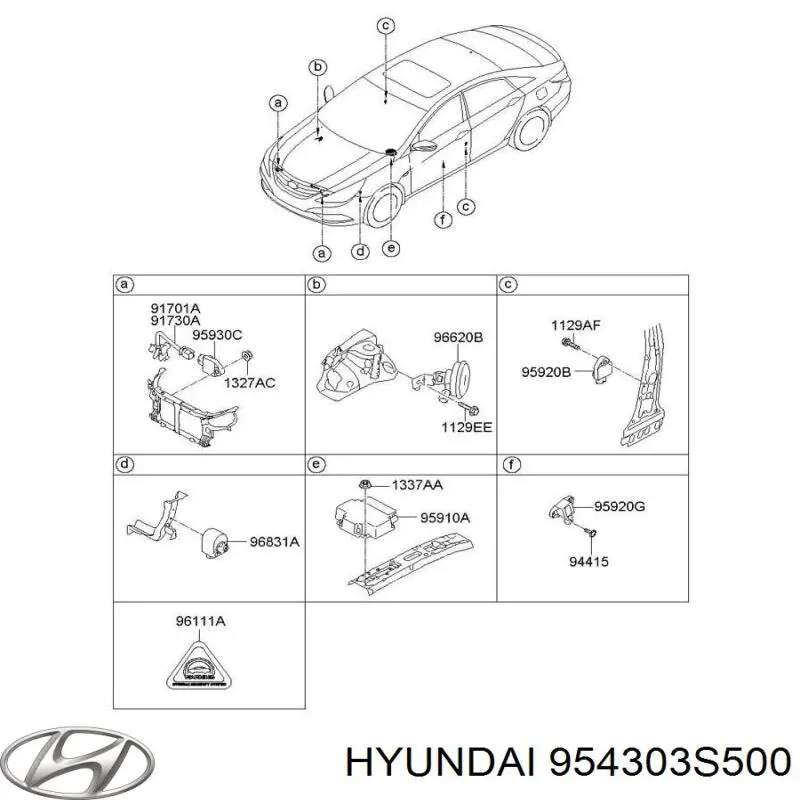  954303S500 Hyundai/Kia