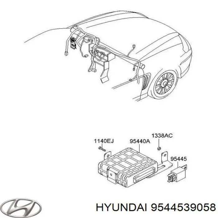  Hyundai/Kia 9544539058 ціна, від 5.07 USD
