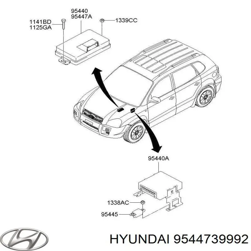 Модуль керування (ЕБУ) повним приводом Hyundai/Kia 9544739992 ціна, від 6.33 USD