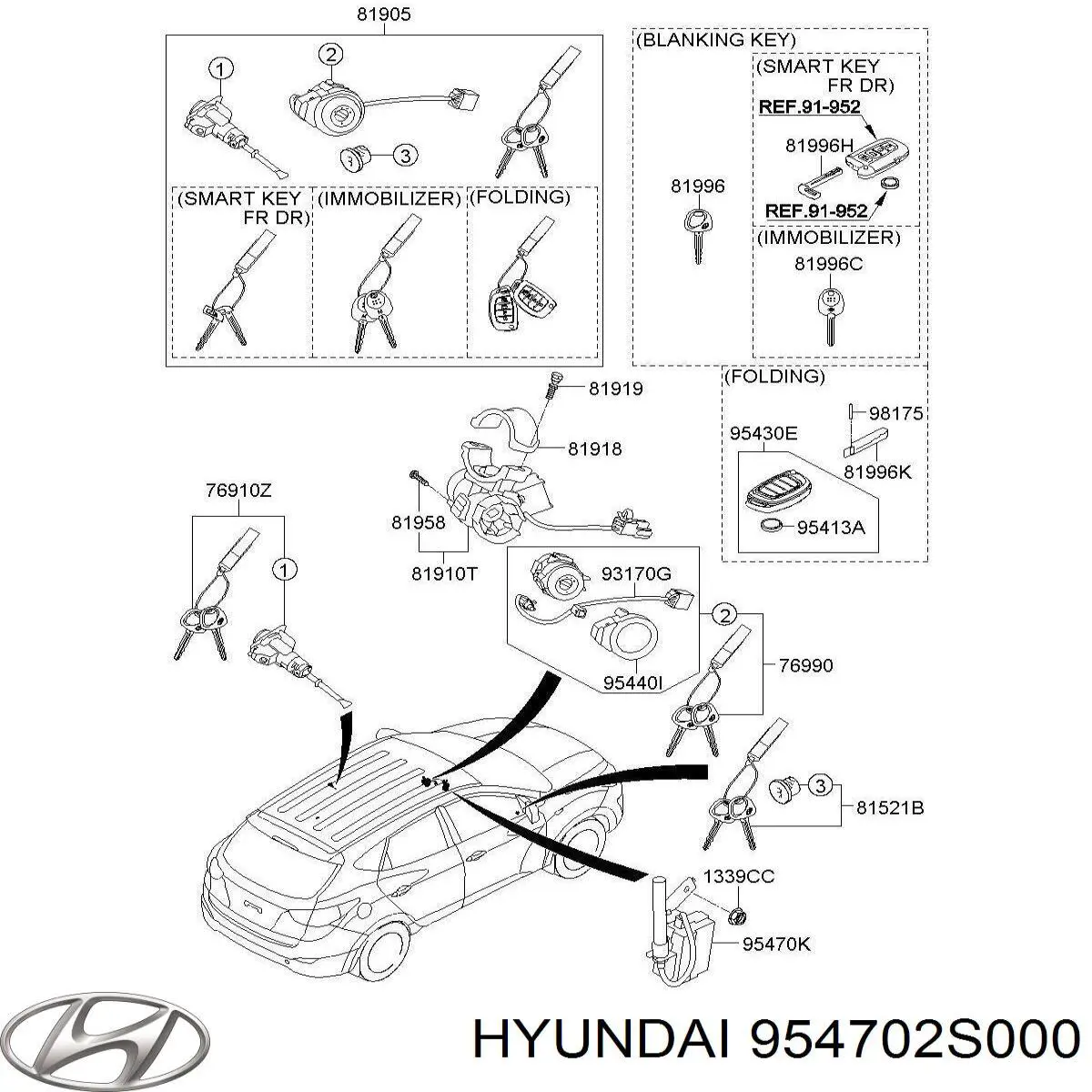 954702S000 Hyundai/Kia 