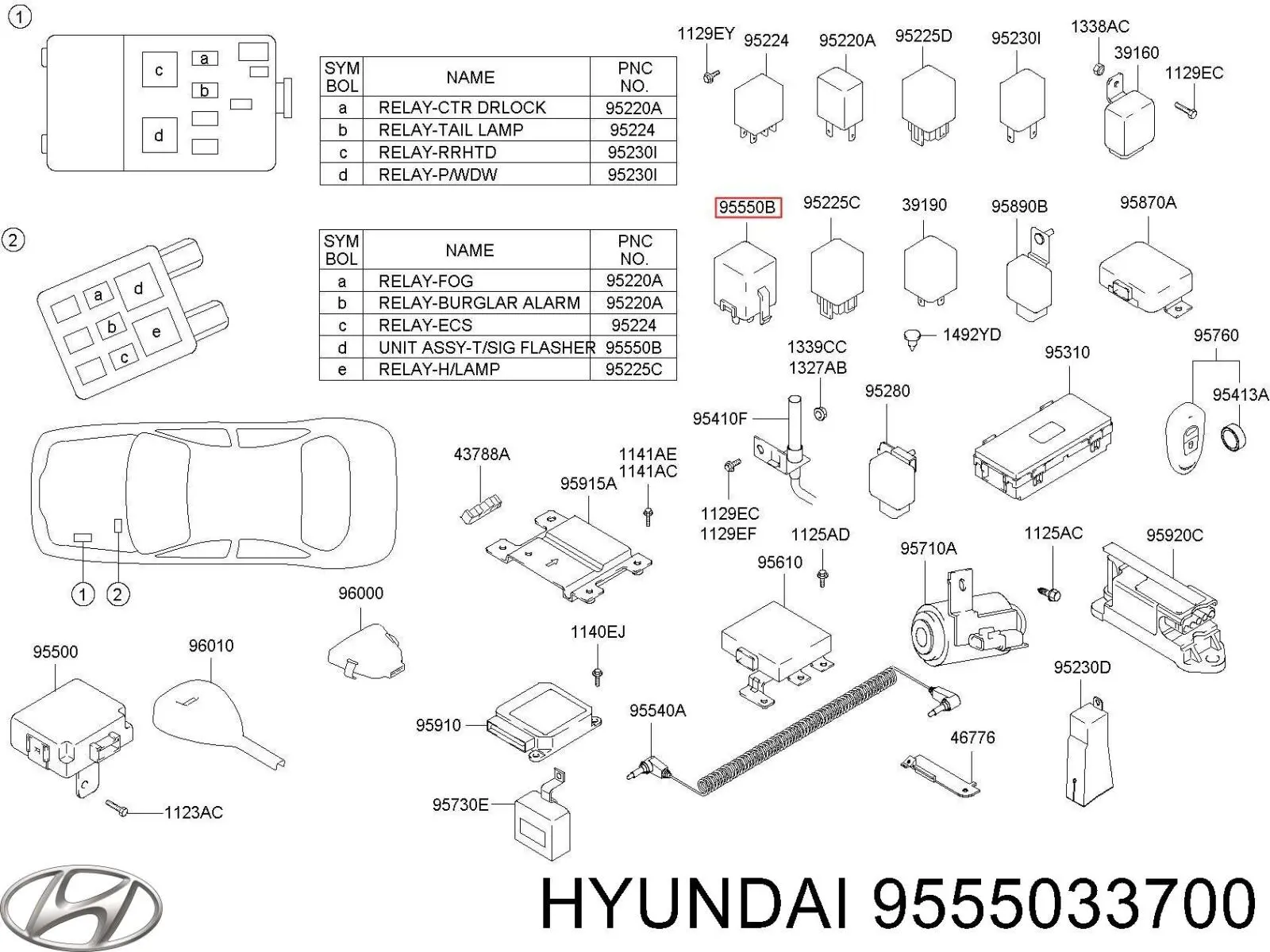 Купити MMR383445 Mitsubishi Реле поворотів