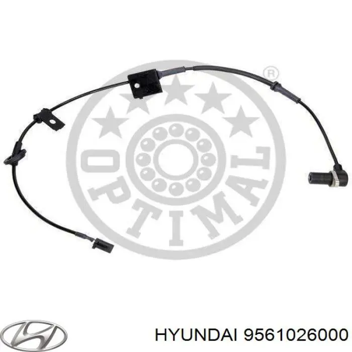 Купити 9561026000 Hyundai/Kia Датчик АБС (ABS) передній, лівий
