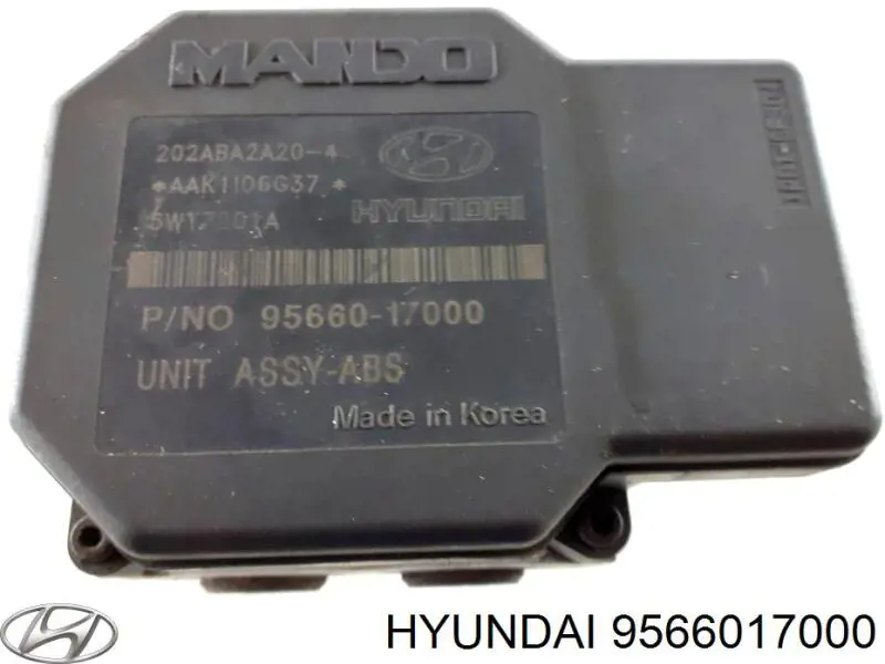 Блок АБС гідравлічний Hyundai/Kia 5891017300 ціна, від 41.44 USD