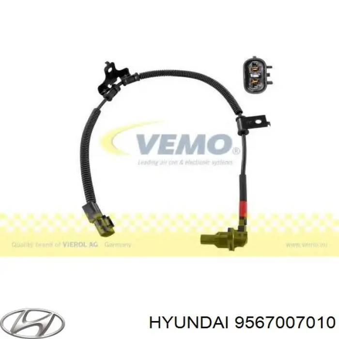 Датчик ABS передній лівий Hyundai/Kia 9567007010 ціна, від 29.33 USD