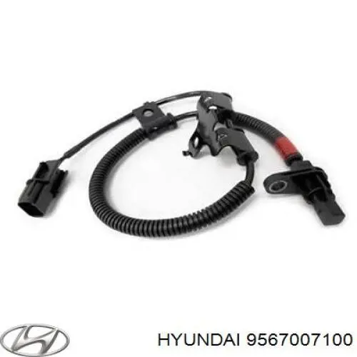 Датчик антиблокувальної системи гальмування Hyundai/Kia 9567007100 ціна, від 21.82 USD