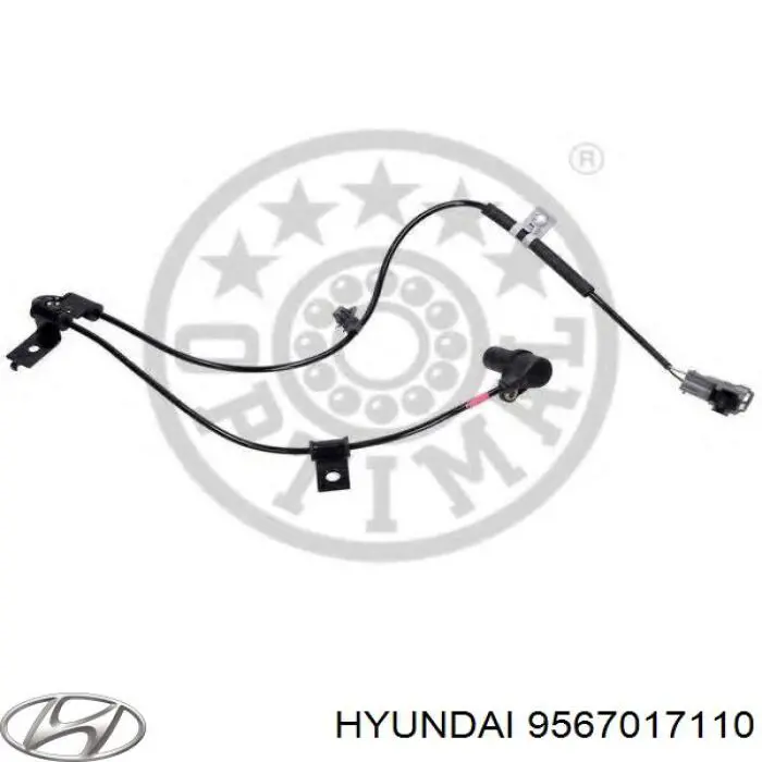 9567017110 Hyundai/Kia датчик абс (abs передній, правий)