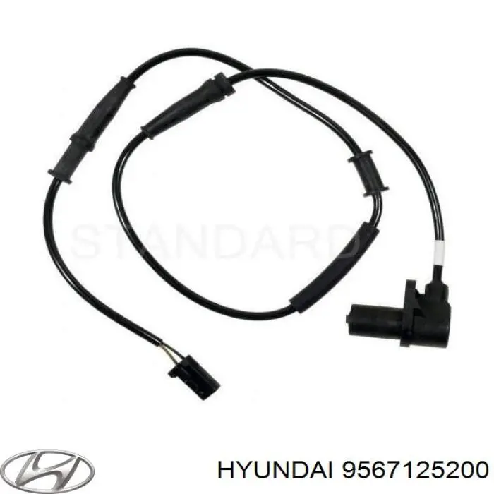 Купити 9567125200 Hyundai/Kia Датчик АБС (ABS) передній, лівий