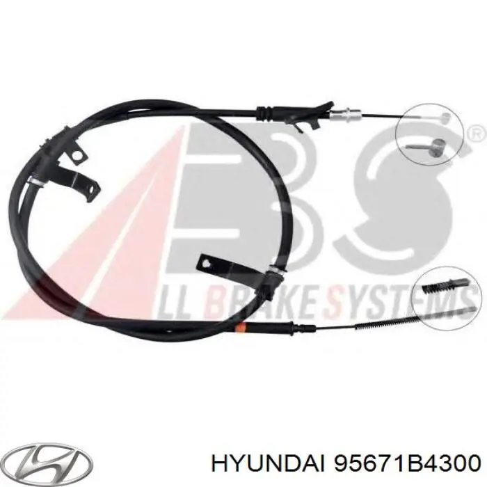 Датчик антиблокувальної системи гальмування Hyundai/Kia 95671B4300 ціна, від 27.65 USD
