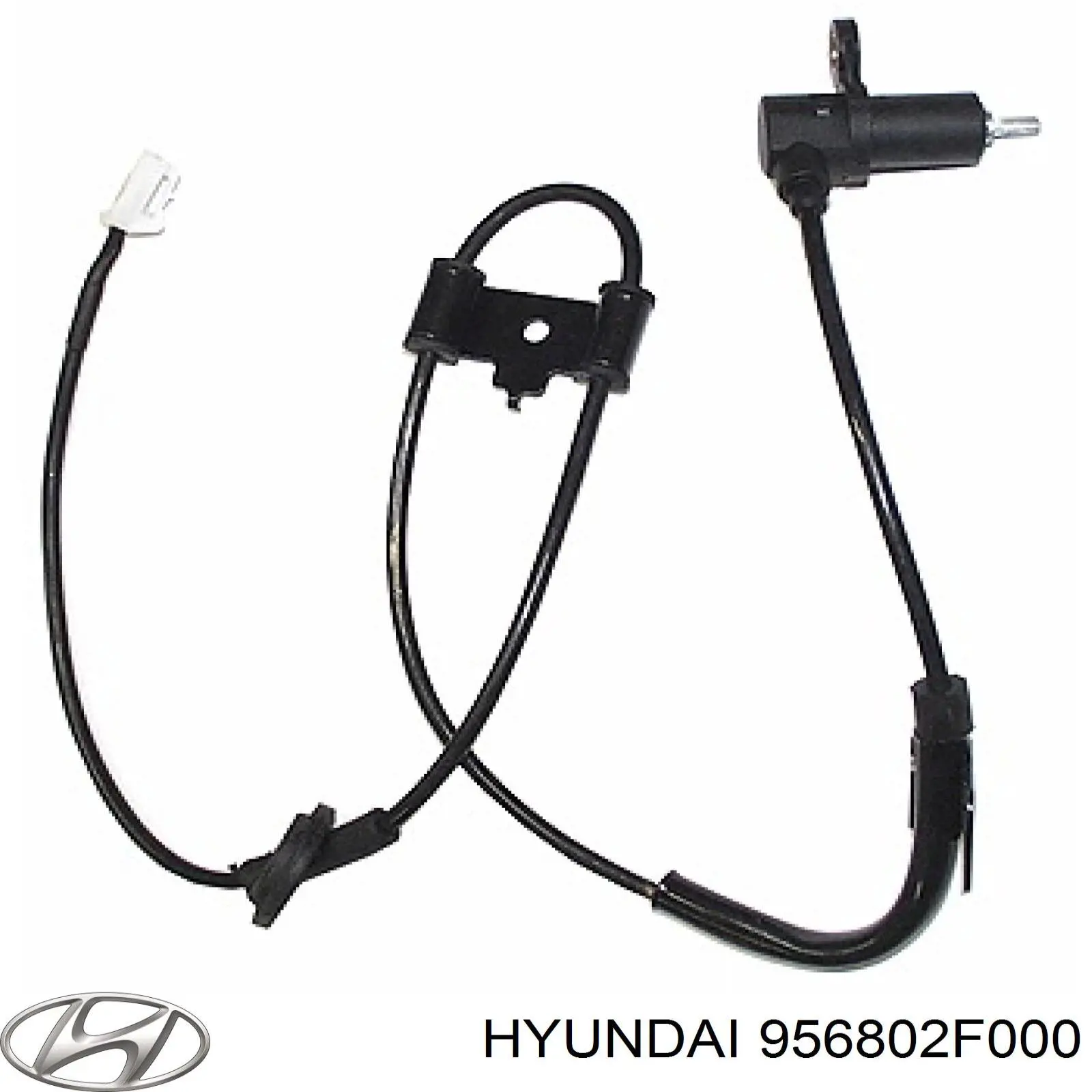 Датчик АБС (ABS) задній, лівий Hyundai/Kia 956802F000