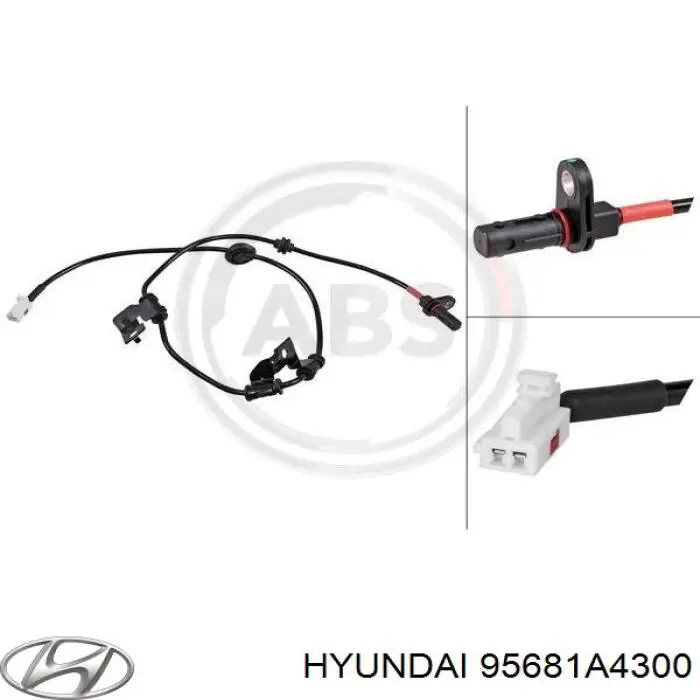 95681A4300 Hyundai/Kia Датчик ABS задній правий