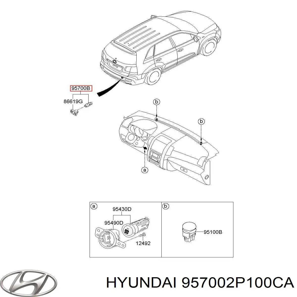 TQ42047 Tqparts Датчик сигналізації парковки (парктронік), задній