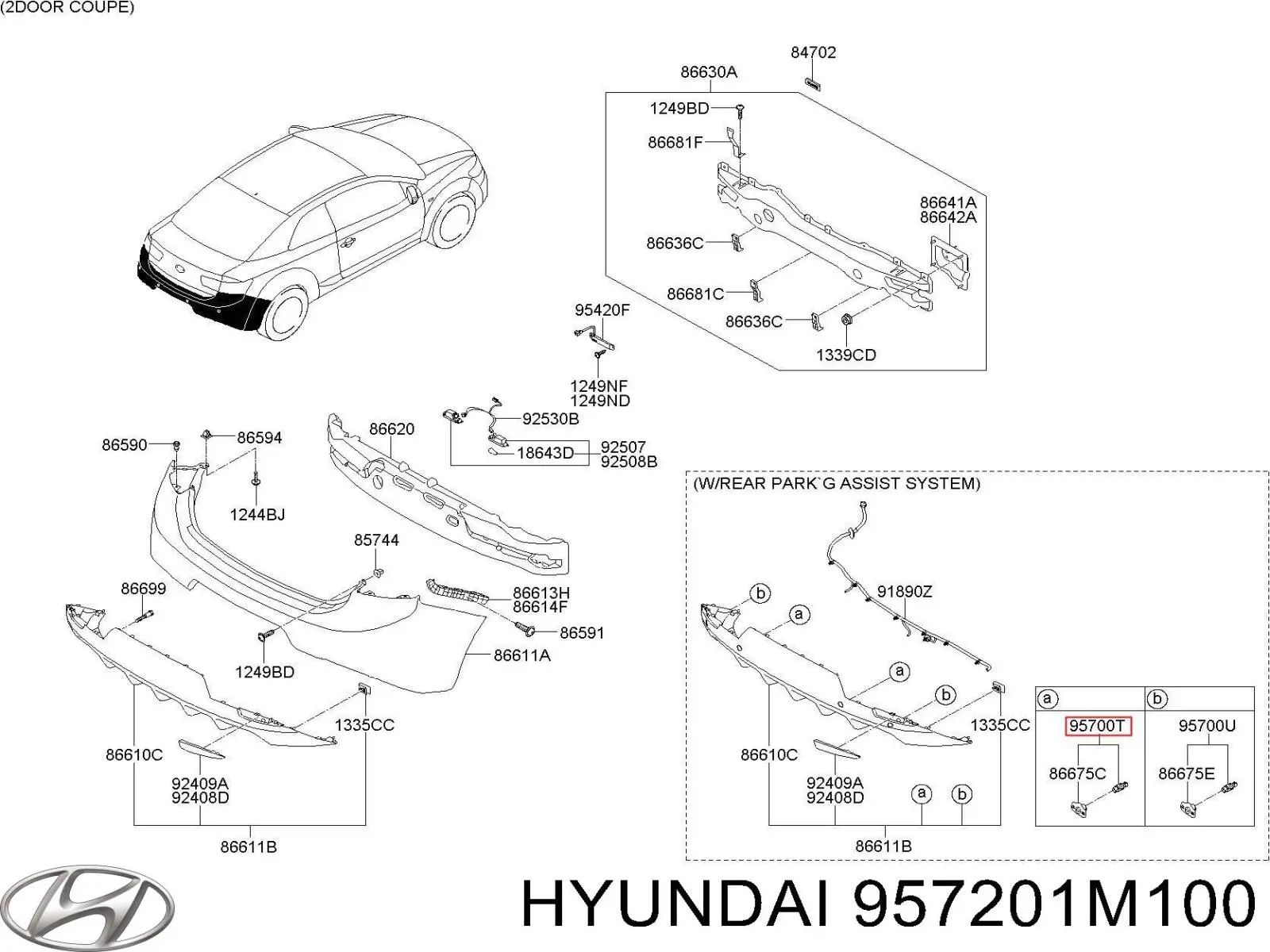  957201M100 Hyundai/Kia