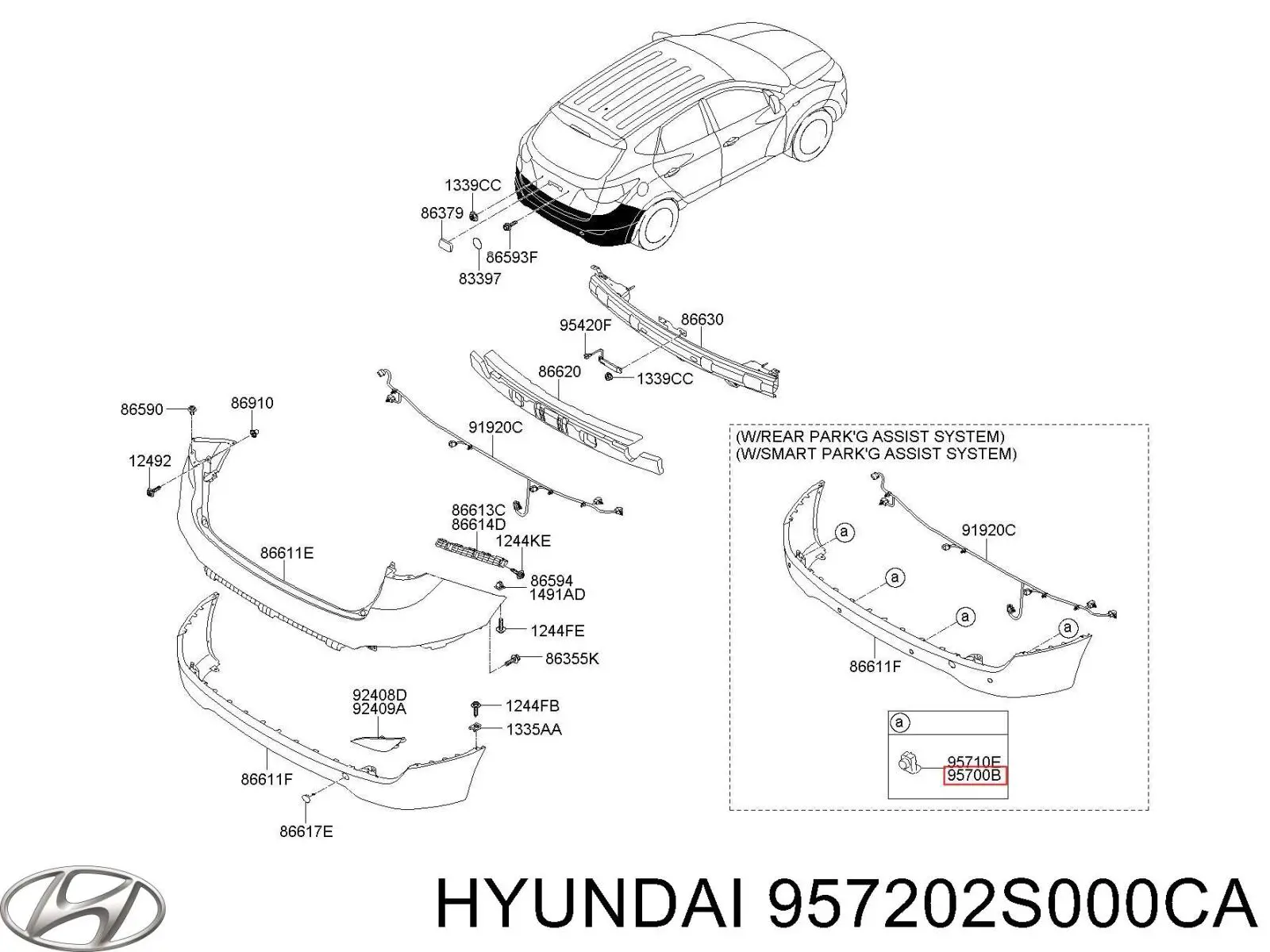 Купити HPS1205 Hotaru Датчик сигналізації паркування (парктронік), задній