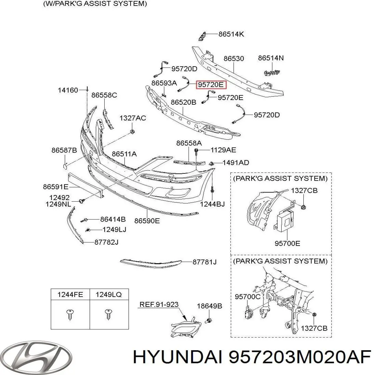957203M020AF Hyundai/Kia 