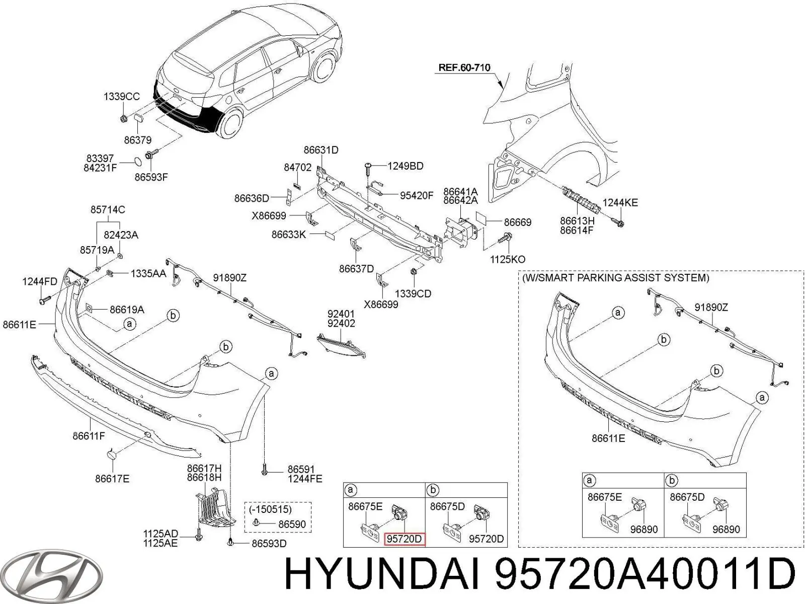 95720A40011D Hyundai/Kia 