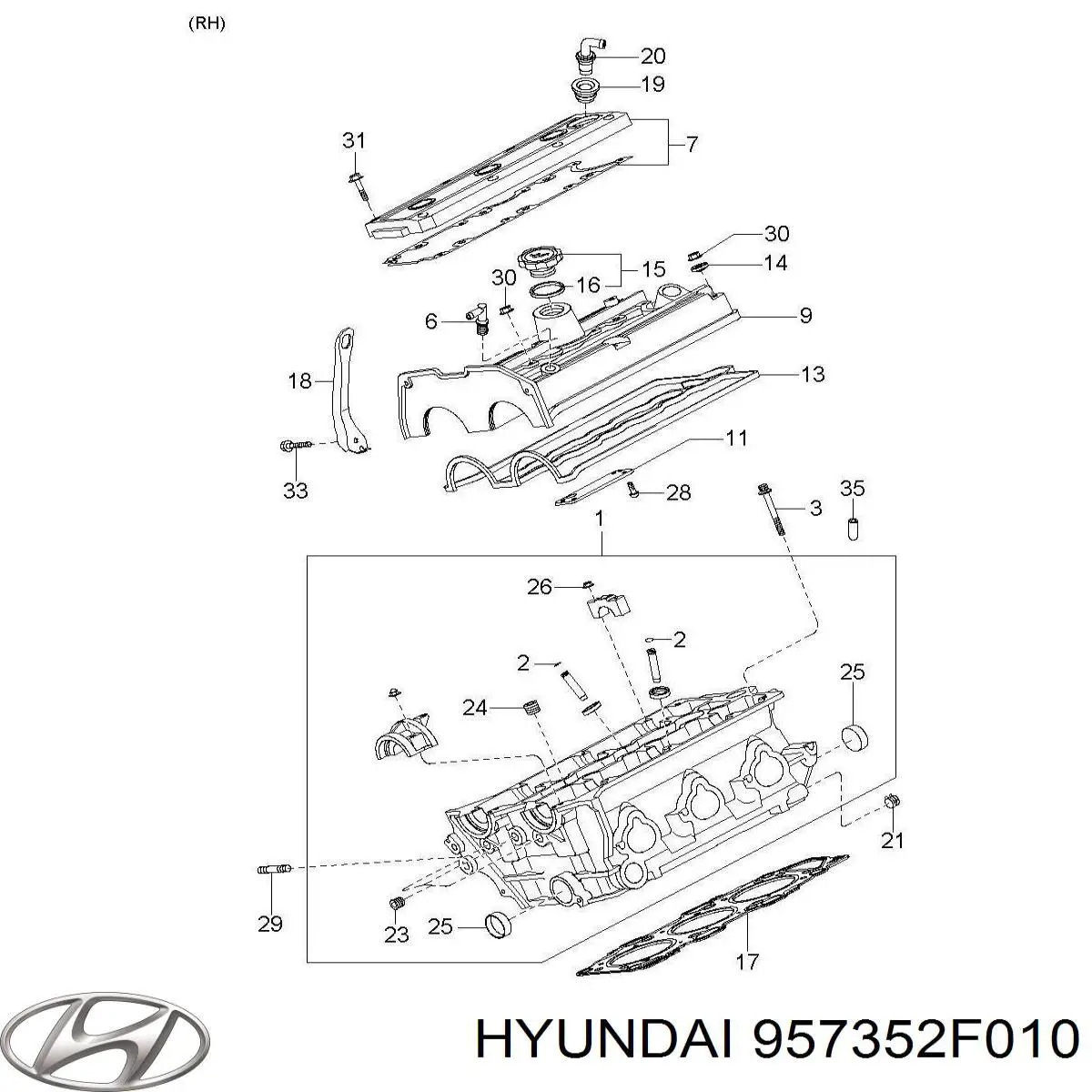 Замок передньої двері, лівої Hyundai/Kia 957352F010 ціна, від 35.03 USD