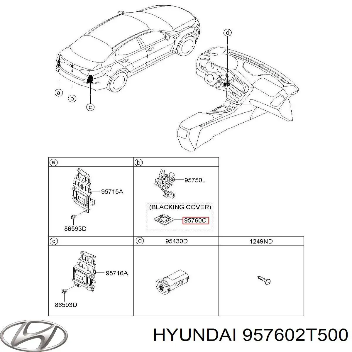 957602T500 Hyundai/Kia 