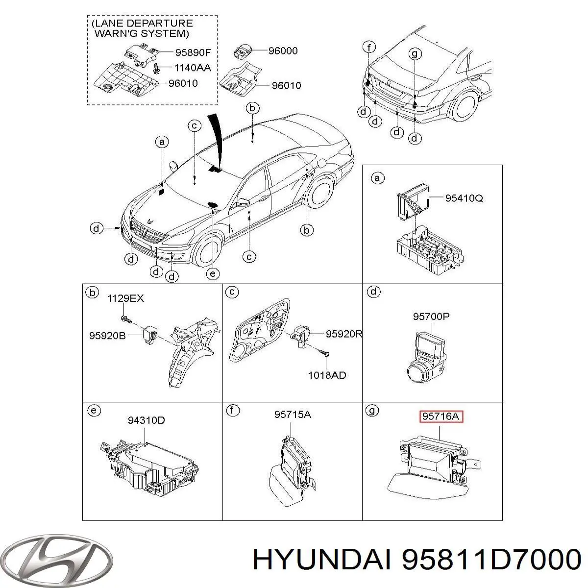 95811D7000FFF Hyundai/Kia 