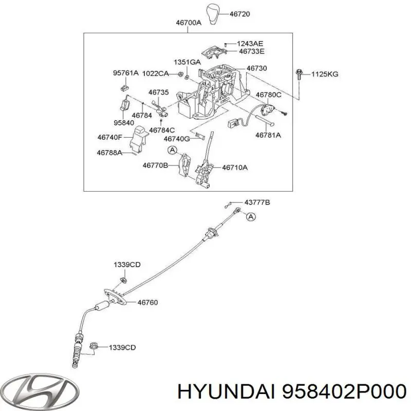  Hyundai/Kia 958402P000 ціна, від 36.67 USD