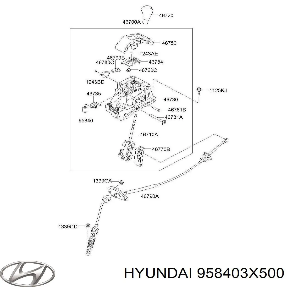  Hyundai/Kia 958403X500 ціна, від 31.24 USD