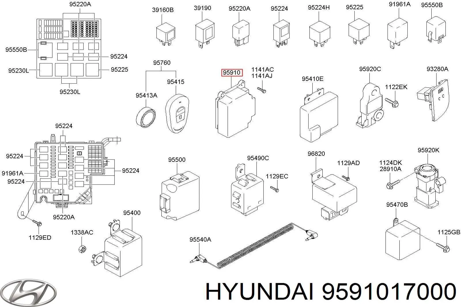  9591017000 Hyundai/Kia