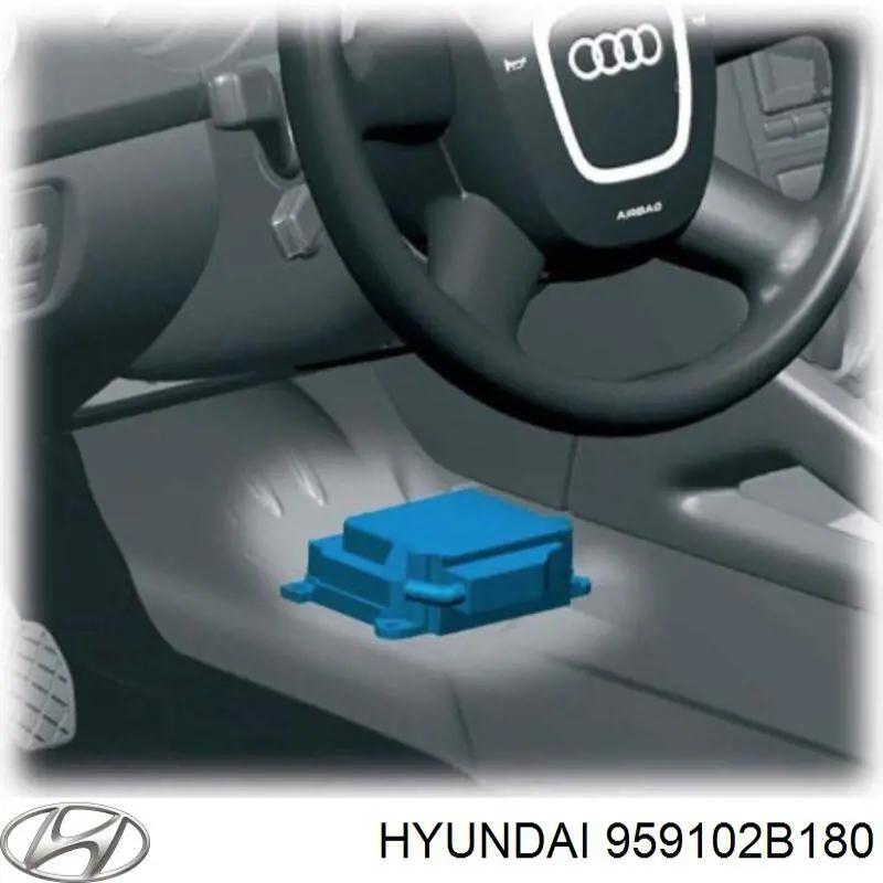 Купити 959102B180 Hyundai/Kia Модуль-процесор керування подушки безпеки