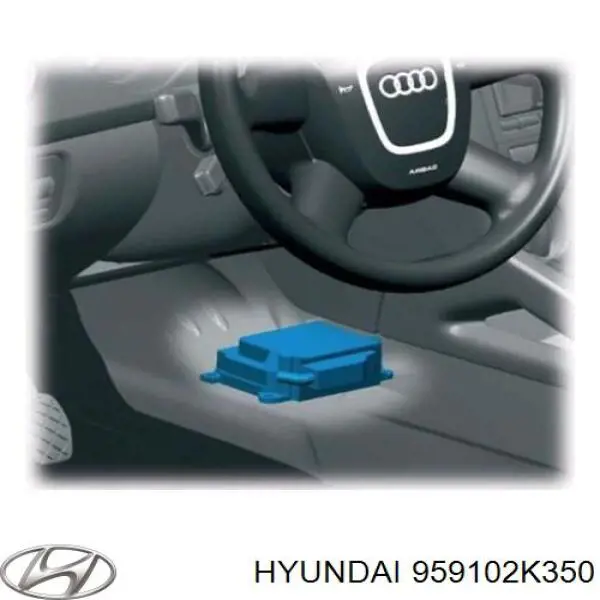 959102K350 Hyundai/Kia Блок управління airbag