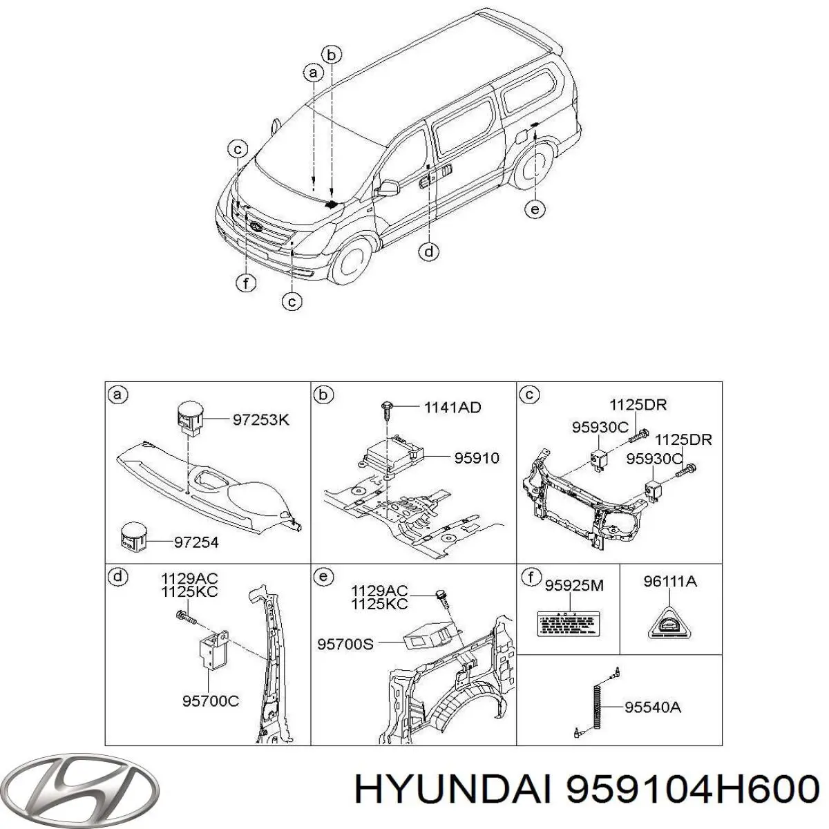 959104H600 Hyundai/Kia 
