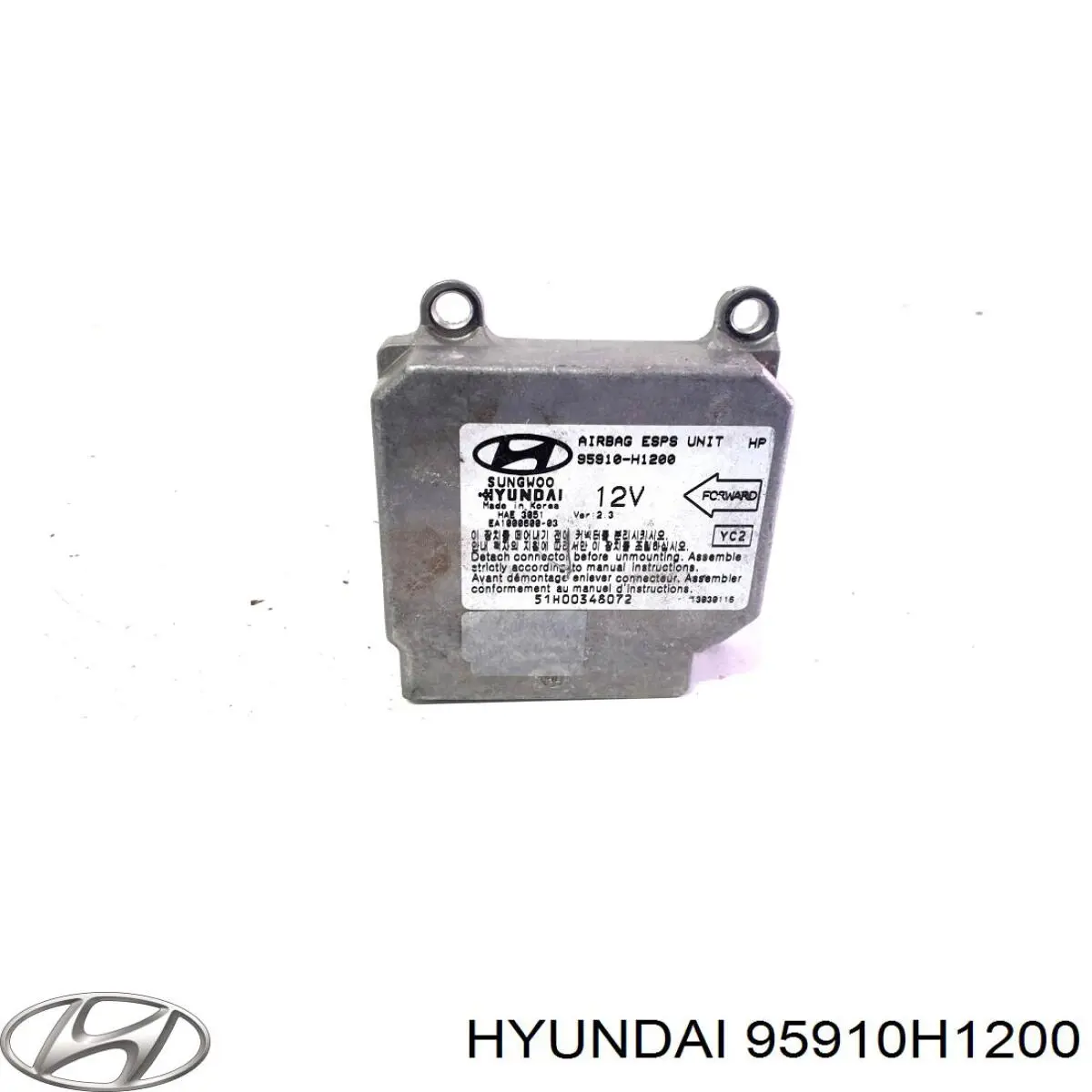95910H1200 Hyundai/Kia модуль-процесор керування подушки безпеки