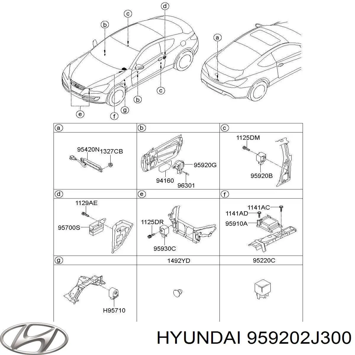Купити 959202J300 Hyundai/Kia 