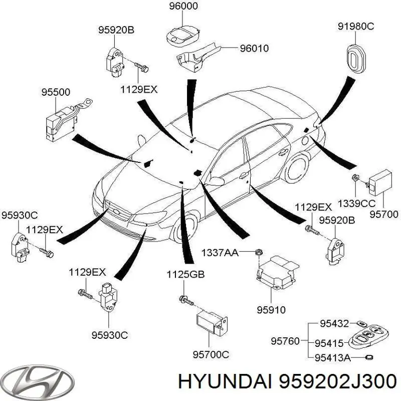 959202J300 Hyundai/Kia 