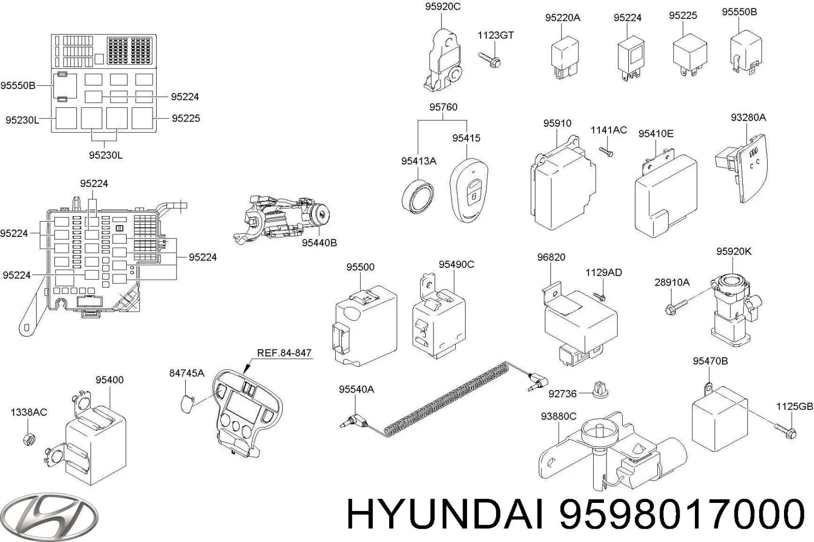 Купити 9598017000 Hyundai/Kia 
