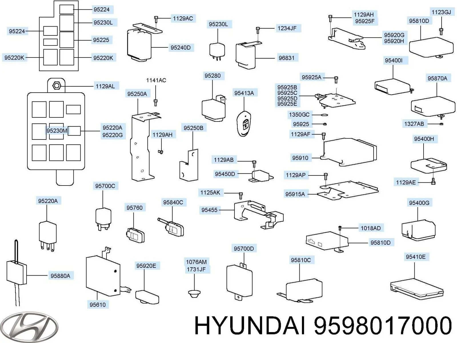 9598017000 Hyundai/Kia 