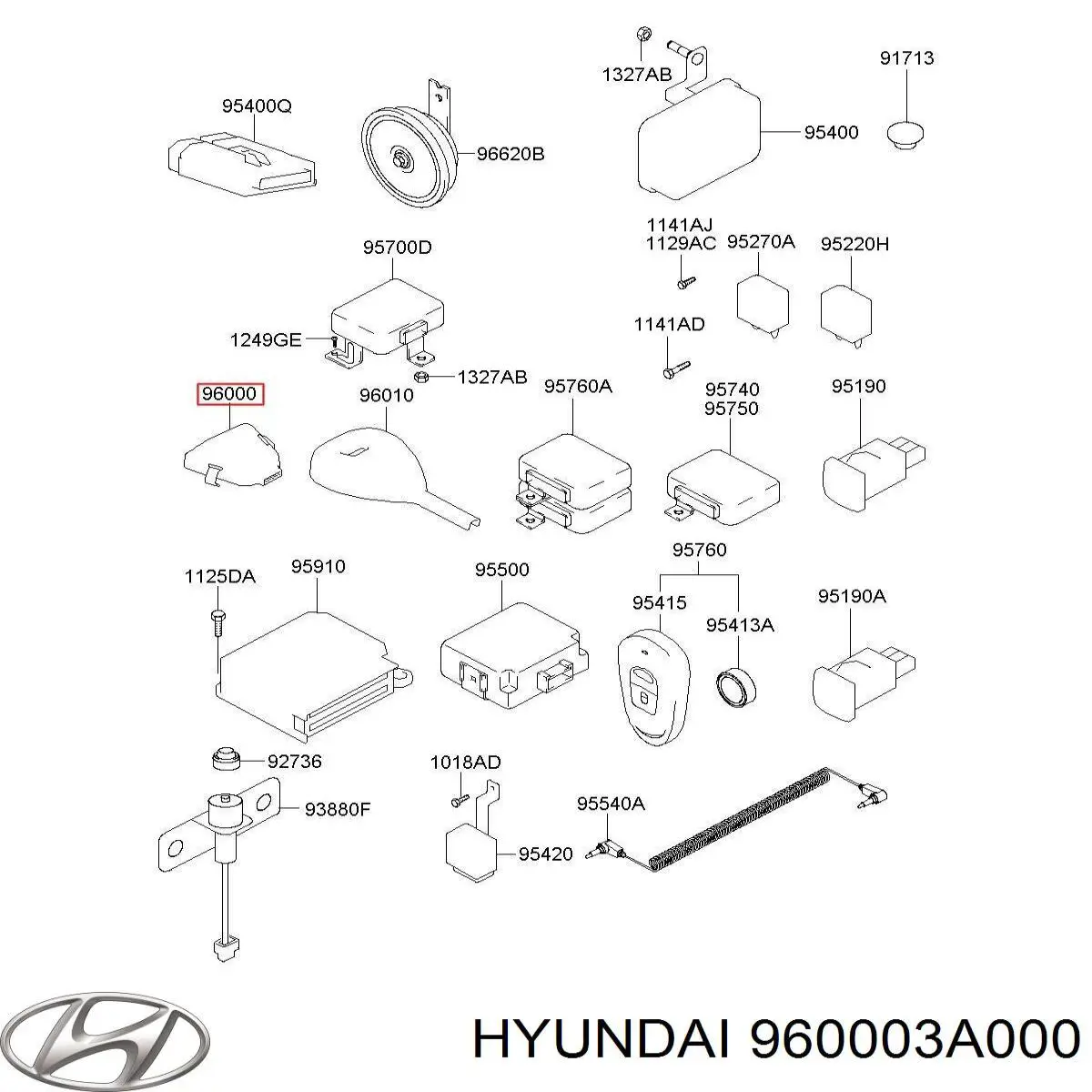  960003A000 Hyundai/Kia